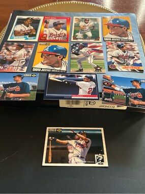Atlanta Braves David Justice Baseball Cards